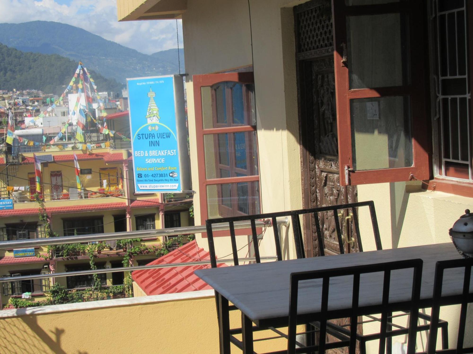 Stupa View Inn Kathmandu Bagian luar foto