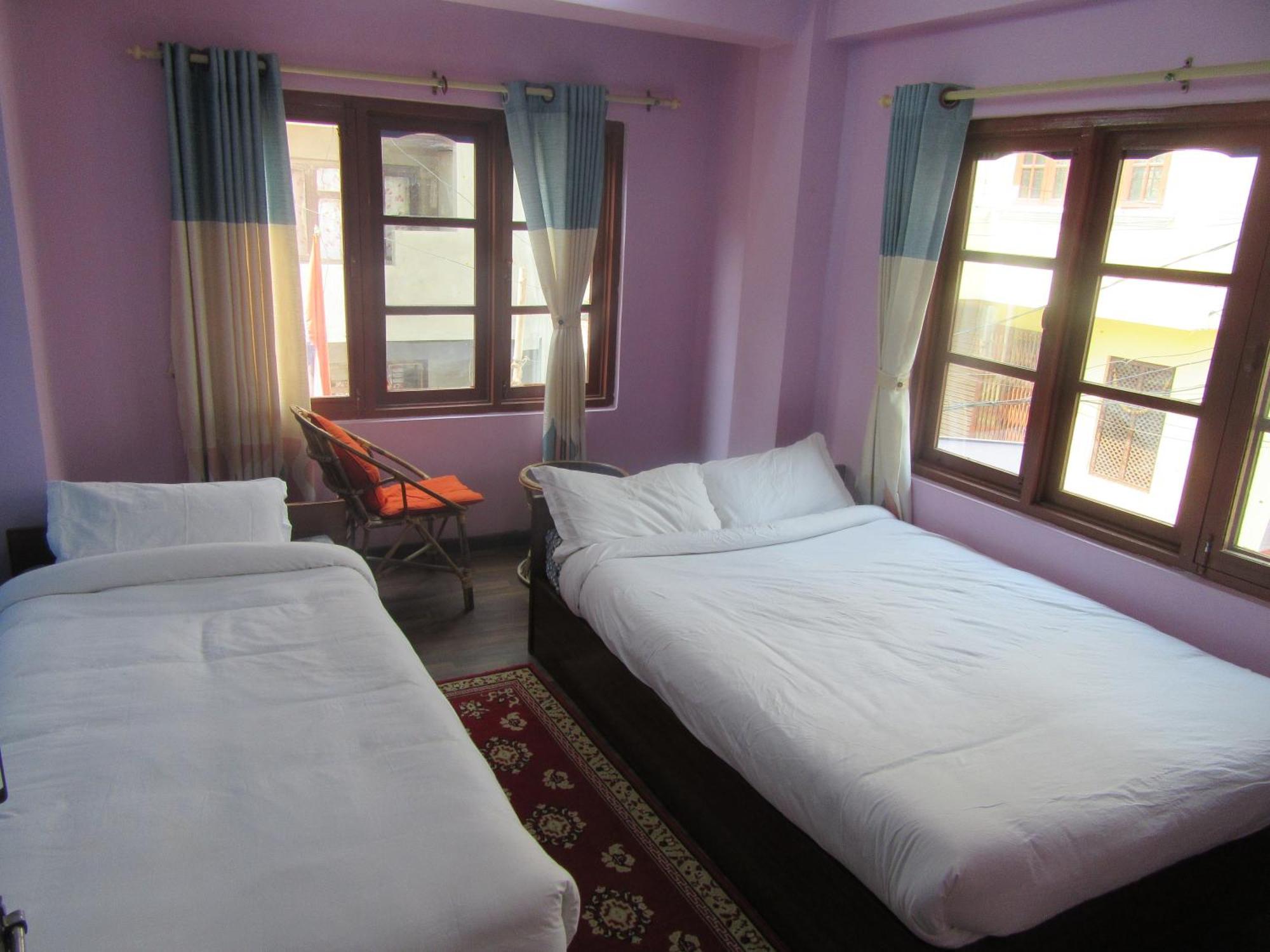 Stupa View Inn Kathmandu Bagian luar foto