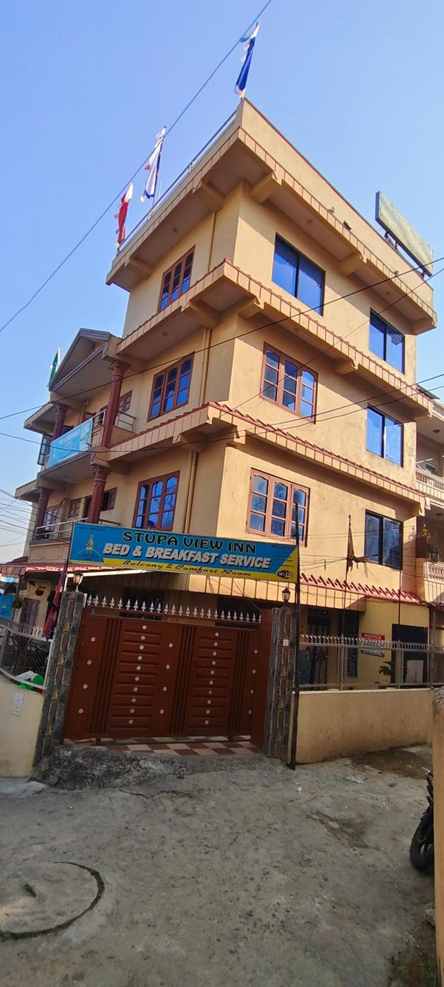 Stupa View Inn Kathmandu Bagian luar foto
