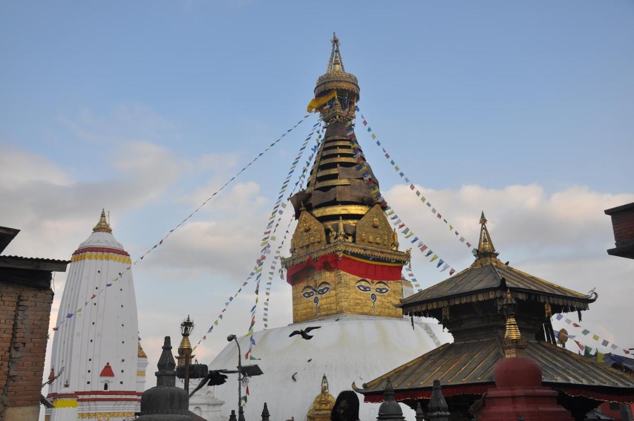 Stupa View Inn Kathmandu Bagian luar foto